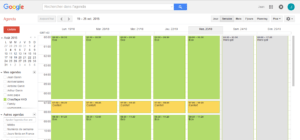 Agenda Google chauffage