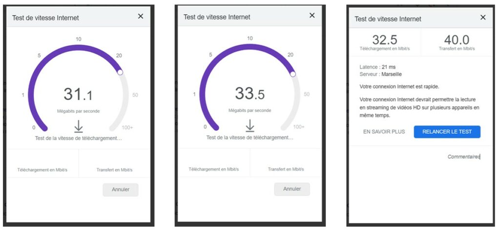 comment utiliser speedtest