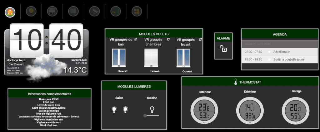 Connecter Jeedom avec un Thermostat Nest un portier vidéo Doorbird et une serrure connectée Nuki