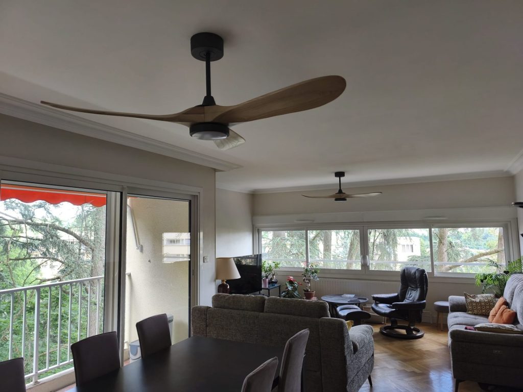 quels ventilateur de plafond acheter pour mon salon ou ma salle à manger pour